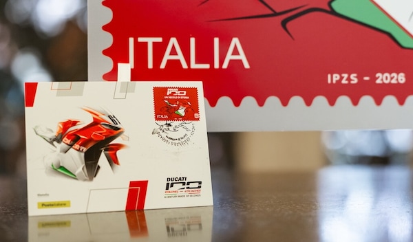 Ducati celebra il Centenario con un francobollo dedicato al Made in Italy