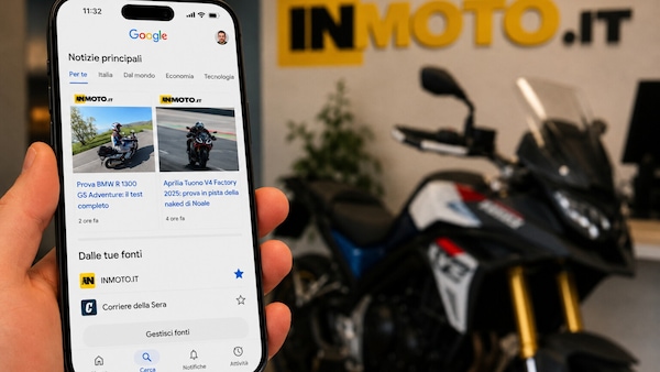 Google lancia “Fonti Preferite”: ecco come scegliere InMoto.it tra le tue news di riferimento