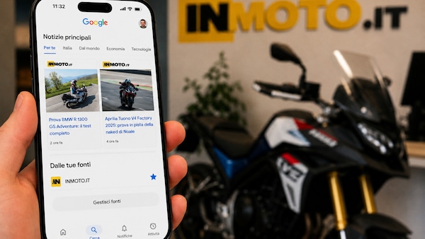 Google lancia “Fonti Preferite”: ecco come scegliere InMoto.it tra le tue news di riferimento