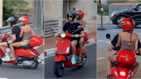Sinner e la Vespa: relax a Montecarlo con Laila