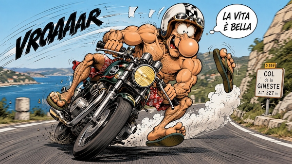In moto in infradito o a torso nudo: oltre il buon senso... si può fare? Cosa dice il CdS