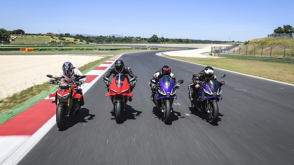 Ducati contro Aprilia, sfida totale tra le V4 italiane: le foto della Streetfighter V4 S