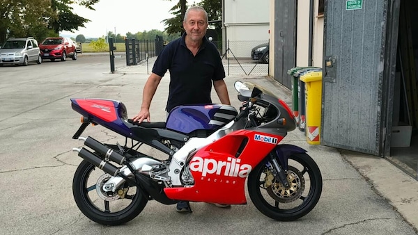 Un successo l'asta per la Aprilia RS 250 di Loris Reggiani: "Raccolto più di quanto pensassimo"